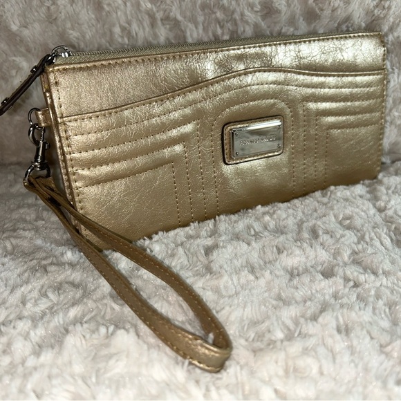 Gold Wristlet Clutch - Picture 1 of 5